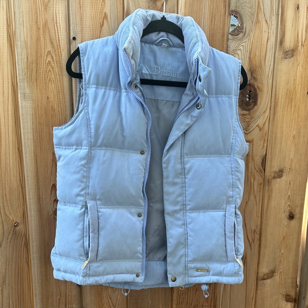 Dublin Light Blue Quilted Puffer Vest